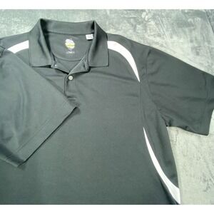 Callaway Polo Shirt Men 2XL XXL Black X Series Performance Quick Dry Active Golf
